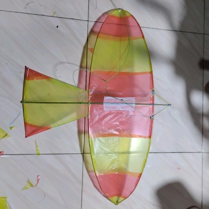 Mainan Anak Layang-Layang Gapangan Bambu dengan Sayap 70cm