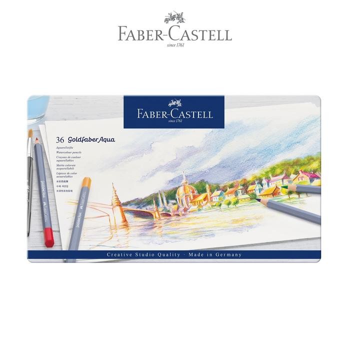 

Faber-Castell Creative Studio Gold Fabber Pencil AquaTin of 36