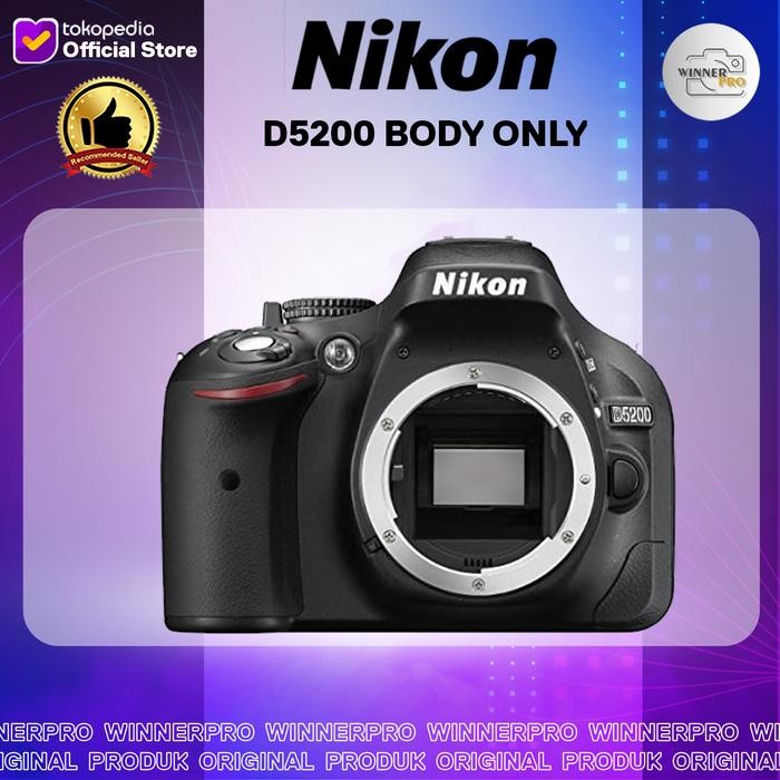 KAMERA NIKON D5200 BODY ONLY Shopeseler