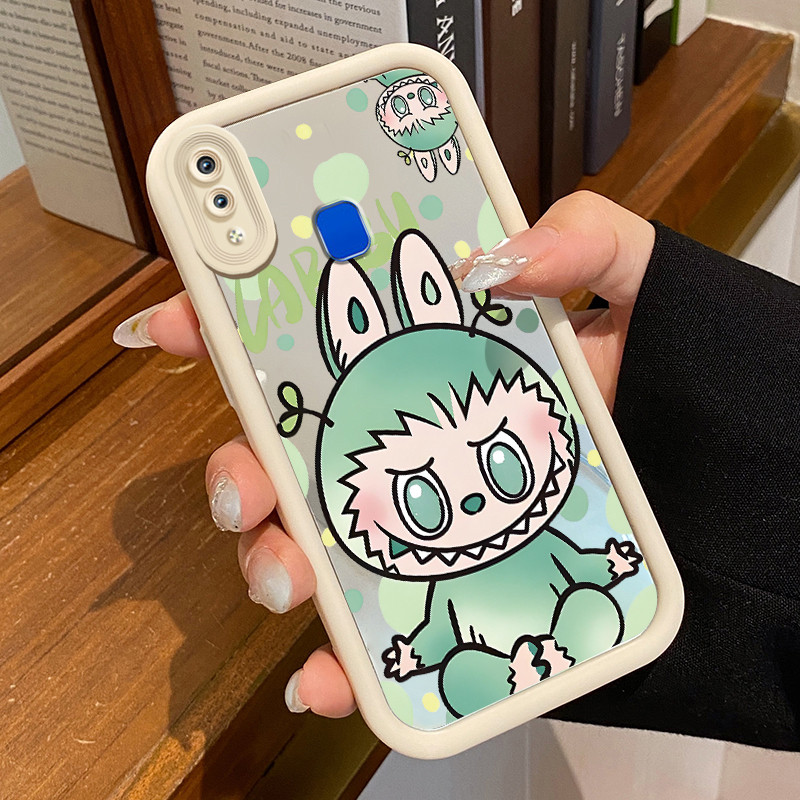Casing Hp VIVO Y95 Y93 Y93s Y91 Y91i Case HP Casing pola lucu berbulu Kesing Cesing cermin Kasing Si