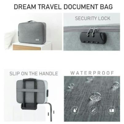

DOCUMENT STORAGE BAG / PENYIMPANAN DOKUMEN / DIJAMIN DOKUMEN AMAN