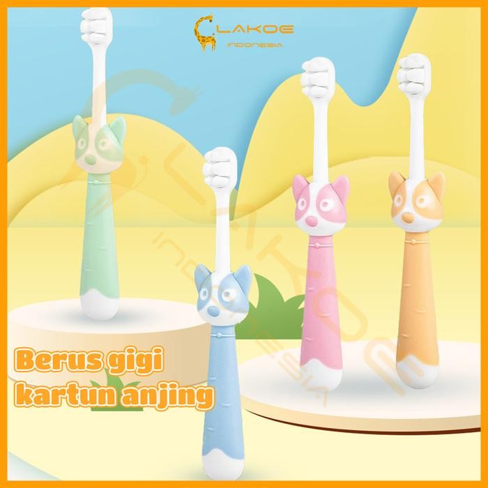 LAKOE Sikat Gigi Anak Bayi Lembut Soft Children baby Training Toothbrush kids