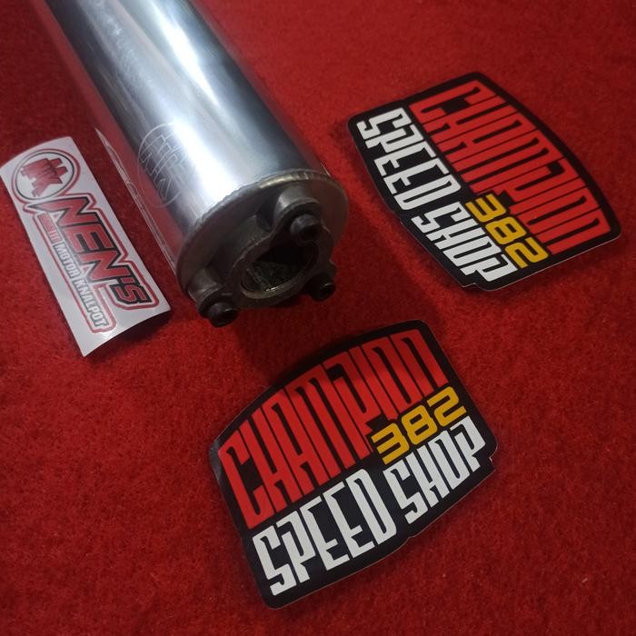 SILENCER KNALPOT 2TAK 2 TAK 2T NENS NEN'S ORIGINAL 30CM ALUMINIUM