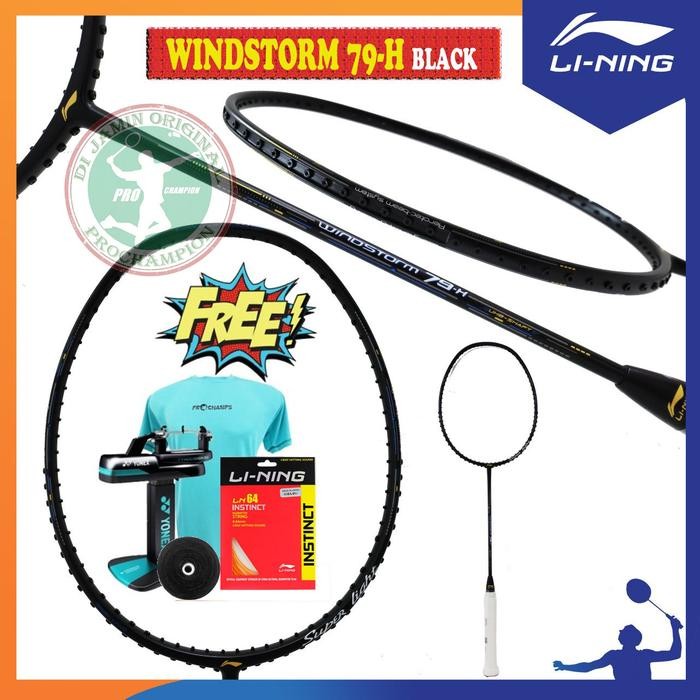 LINING WINDSTORM 79 S / H RAKET BADMINTON ORIGINAL