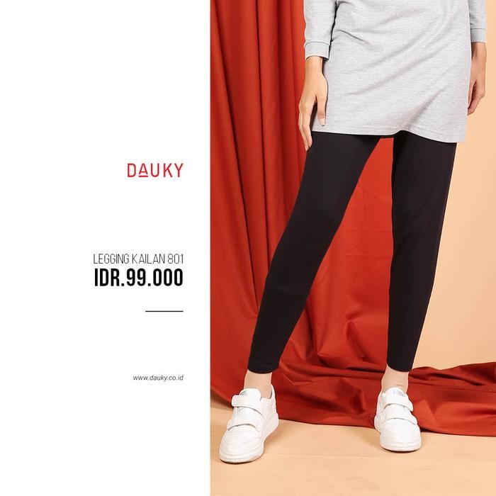 Ready Legging Wanita Dauky Legging Kailan Tidak Tembus Pandang Bahan Kaos