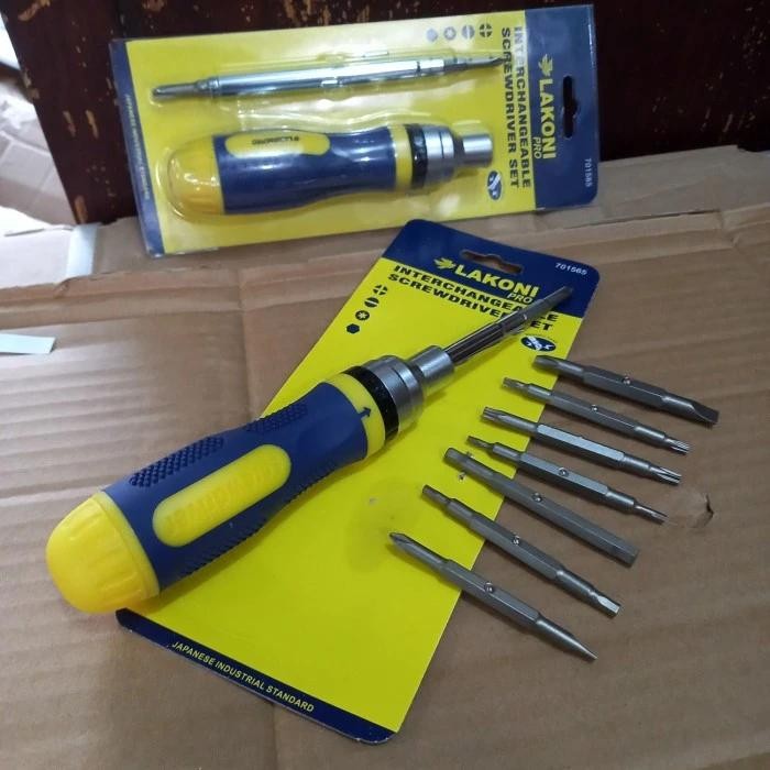 OBENG RACHET 19 IN 1 LAKONI PRO / OBENG GAGANG RACHET LAKONIPRO