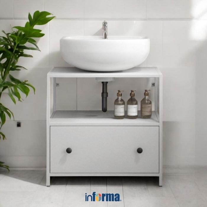 INFORMA SIERRA KABINET DENGAN LACI PENYIMPANAN - PUTIH