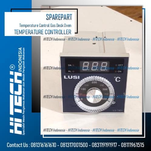Temperature Control Gas Deck Oven Otomatis Pengatur Suhu Oven