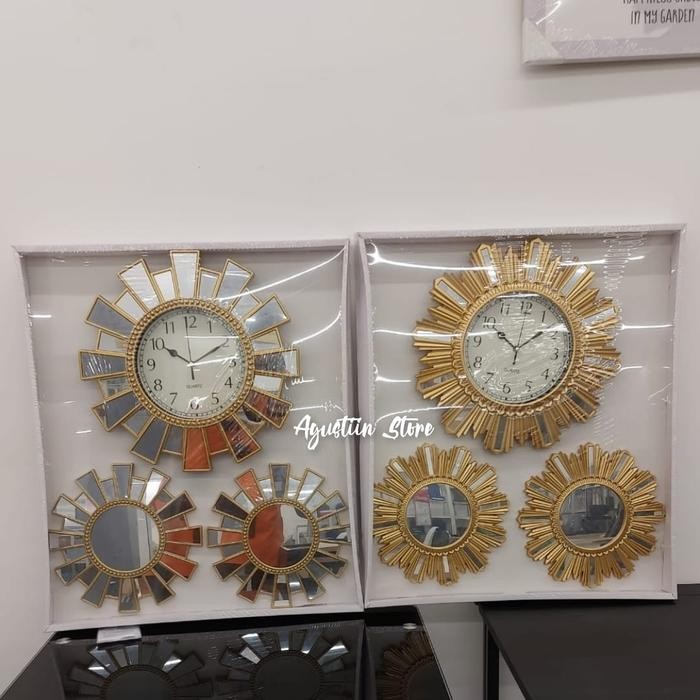 Jam Dinding Set 3pcs/Hiasan Dinding Informa