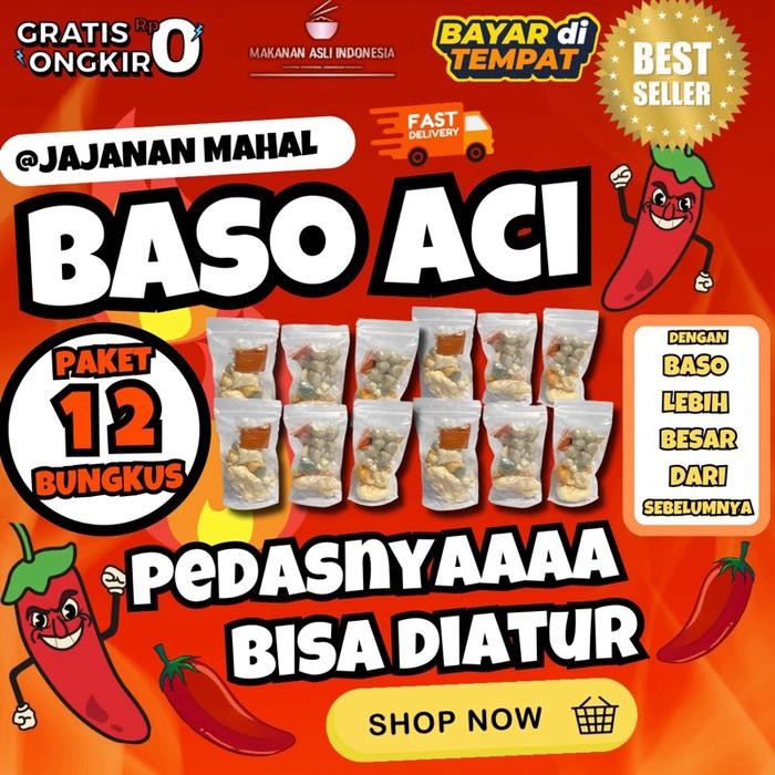

New Baso aci 12 Pcs 20 ribu an viral tiktok murah enak lezat maknyoss makanan pedas bisa di atur