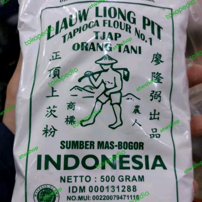 

TERLARIS Tepung Tapioka Tjap Orang Tani Liauw Liong Pit 1kg READY STOCK