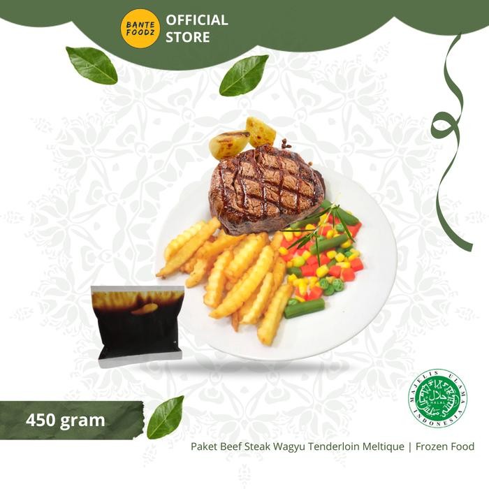 Pilihan- Paket Komplit Daging Steak Wagyu Tenderloin Meltique Premium 450 G