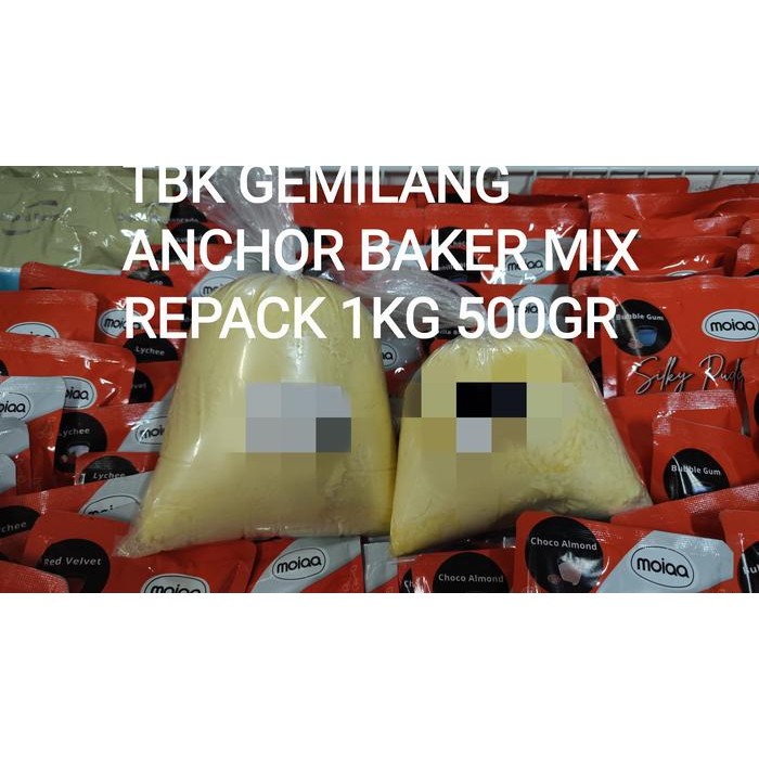 

Pilihan- Anchor Bakers Mix Repack 1 Kg Dan 500 Gr