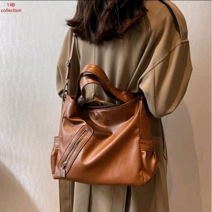 TAS HANDBAG DAN SELEMPANG WANITA POLOS BAG Kulit SINTETIS KADO WANITA