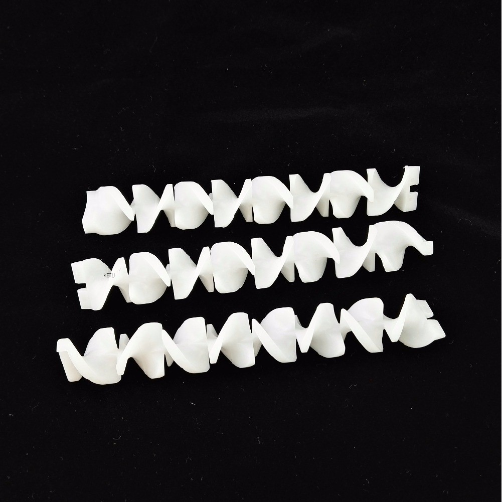 10PCS Spiral Static Mixer Elements POM-20-8