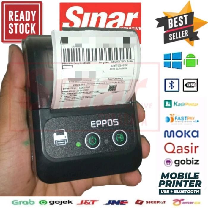 

OJ PRINTER THERMAL BLUETOOTH 58MM X583 V2 CETAK RESI DAN STRUK PPOB MINI KASIR PORTABLE PLUS 1 ROLL