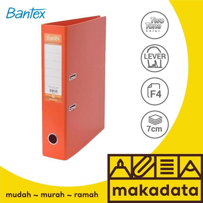

OJ ORDNER BANTEX FOLIO 1465 7cm WARNA ORANGE