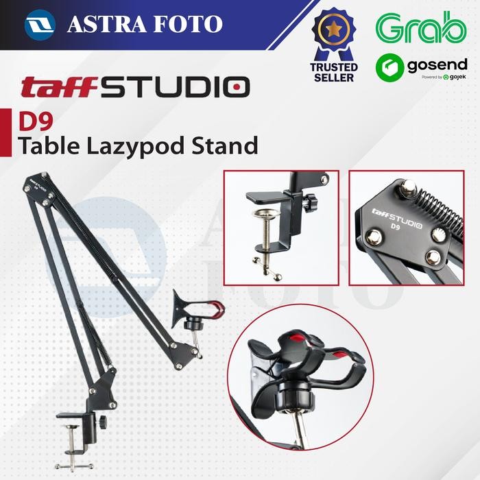 boom arm table meja holder smartphone stand hp lazypod stand d9 [kualitas terbaik]