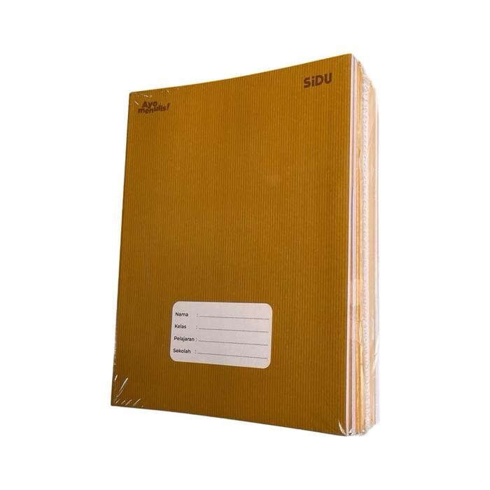 

New Buku Tulis SiDU SAMPUL COKLAT 60 Lembar / SiDU Kraft Craft 60 Lembar ( 1 Pack isi 10 Buku )
