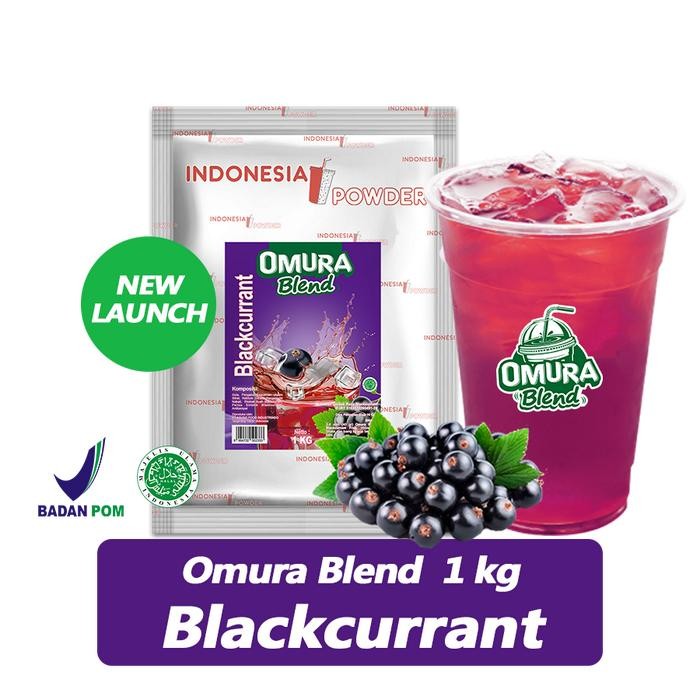 

Pilihan- Omura Blend Bubuk Minuman Rasa Blackcurrant Powder Drink 1 Kg Omura Powder