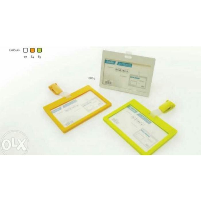 

New ID Card Landscape with clip BANTEX