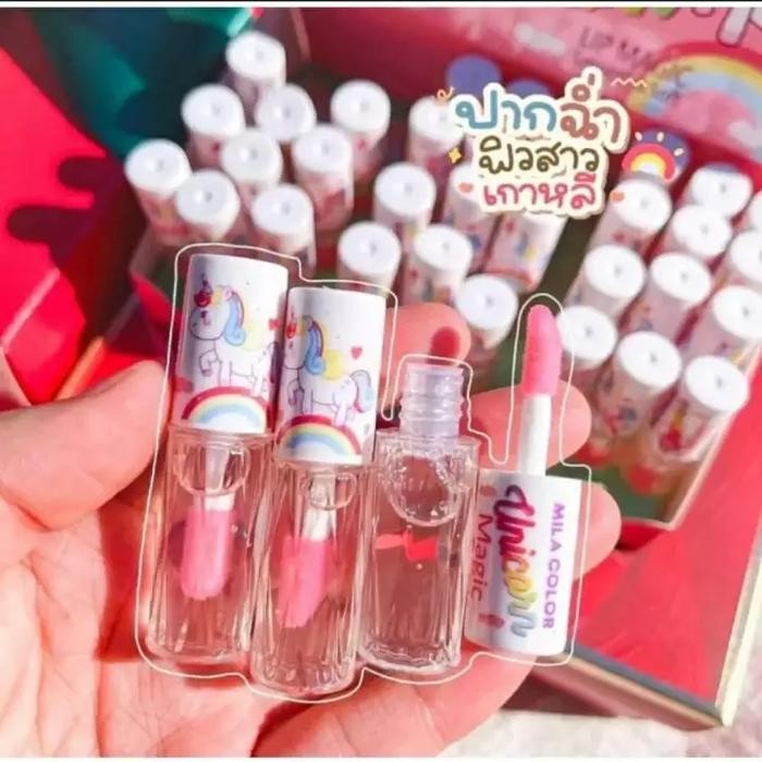 [3PCS] Lipgloss Mila Color Unicorn Lip Oil Mini