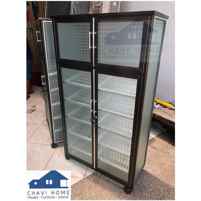 DISKON rak sepatu rak helm lemari sepatu 5 susun shoes rack aluminium READY STOCK