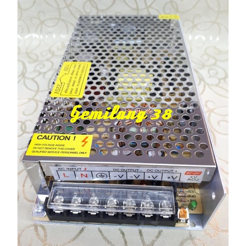 Grosir Switching Power Supply 15V 10A Ac Dc Adaptor Jaring 15 V 10 A 150Watt Terlariss 