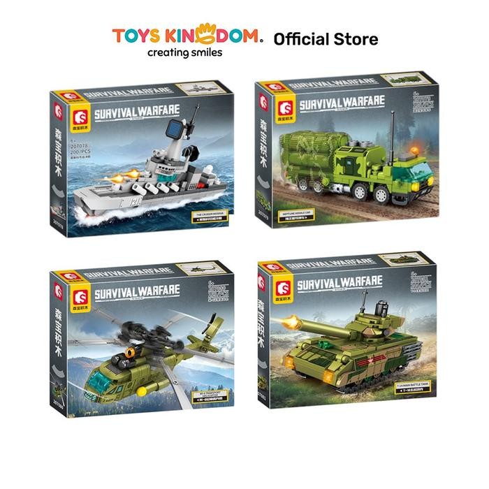 Pilihan- Sembo Block Military Trucks Series Random