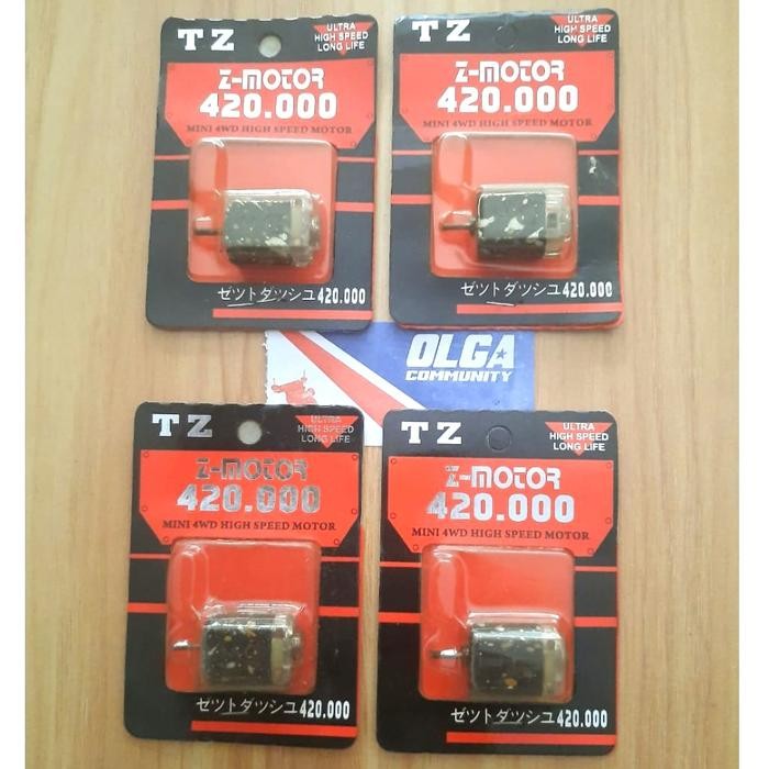 Pilihan- Part Tamiya Dinamo Tz Jadul Dengan Angkur 11 Mm Celah Lebar Lak Hijau