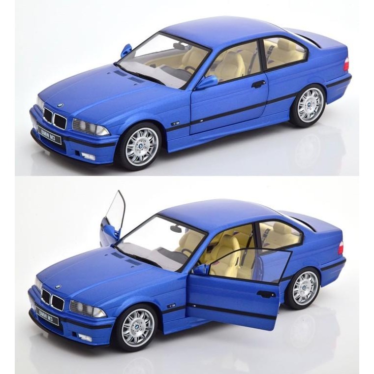 Pilihan- Diecast Bmw M3 E36 Coupe Blue Metallic 1/18 By Solido