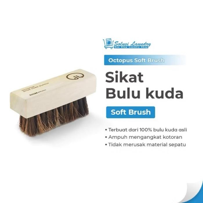 Ready Sikat Premium Brush Sikat Sepatu Bulu Kuda Sikat Bulu Kuda Soft Octopus