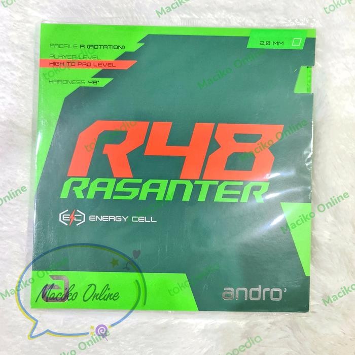 Andro Rasanter R48 2.0mm ~ Karet Andro Rasanter R48 Green