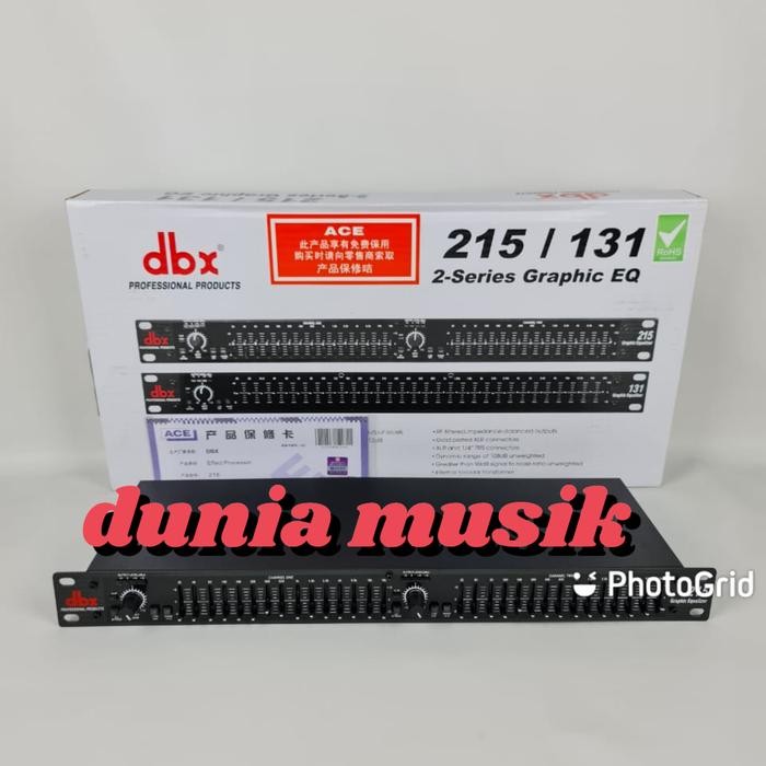 Ready equalizer dbx 215 dbx215 dbx 215