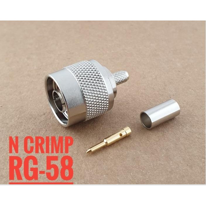 KONEKTOR N MALE CRIMPING RG 58