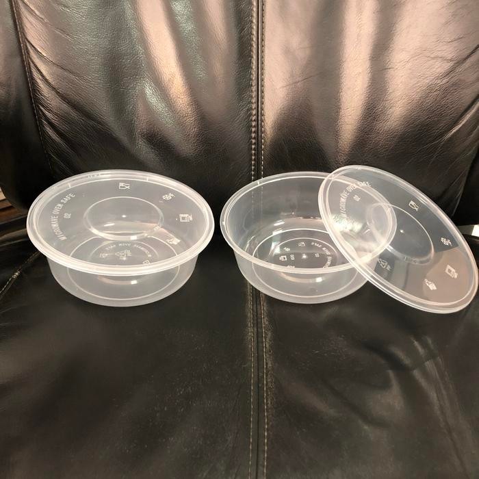 Thinwall 650ml mangkok 650 ml bulat round mangkok