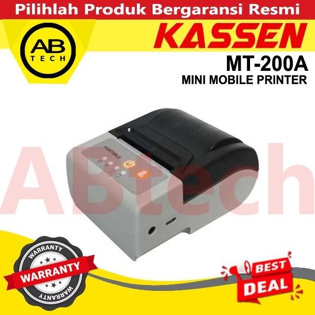 Ready PRINTER BLUETOOTH KASSEN MT-200A MT200A MOBILE PRINTER AUTOCUTTER