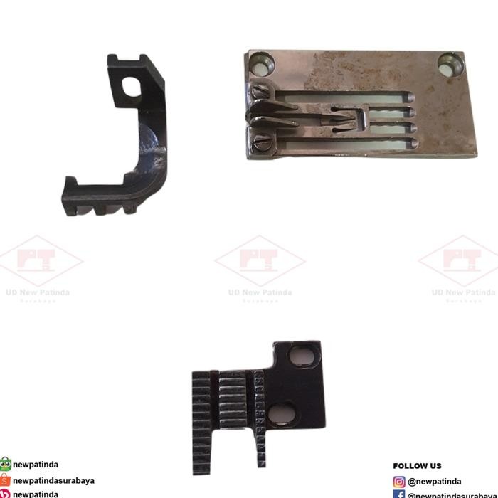 

Buruan serbu] 14-8010-S Needle Plate + Feed Dog Mesin Jahit Kansai Special W 8103 F