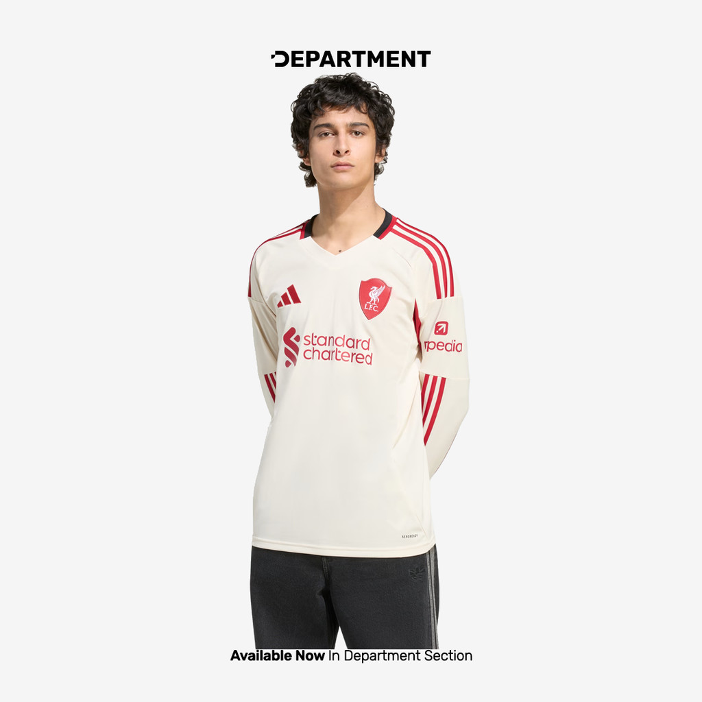 ADIDAS Jersey Bola Pria LIVERPOOL FC 25/26 AWAY LS JV6448 ORIGINAL