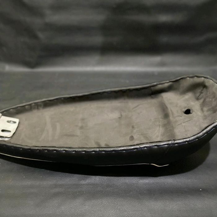 Jok Panjang Langsung Single Seat Vespa Excel T5 Super Sprint Px Caferacer Sabuk Racing Lokal Grade A