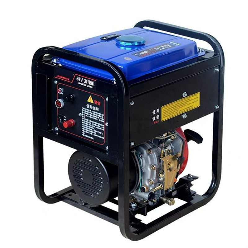 05286KW 24V DC generator 24V diesel generator parking air conditioner diesel generator 24V battery