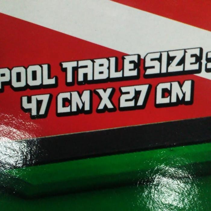 Mainan Deluxe Snooker Pool Table Set Billiard Promo 