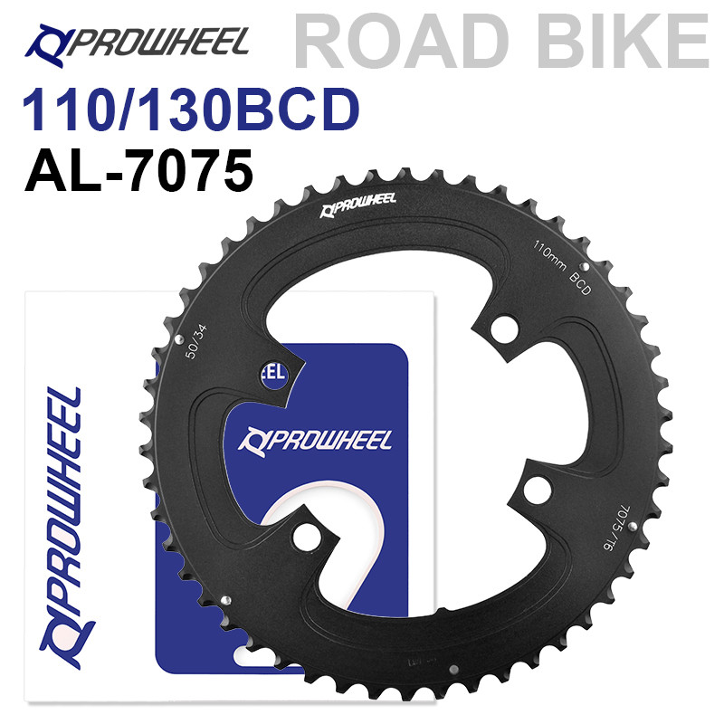 PROWHEEL 110/130BCD Road Bike Chainring 110bcd/130bcd Chainring Compatible with Shimano