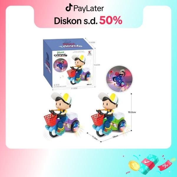 Mainan Anak Sepeda Cowok Lampu Musik