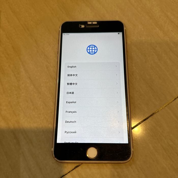 iphone7 plus 128gb second sinyal aktif warna rosegold barang mulus