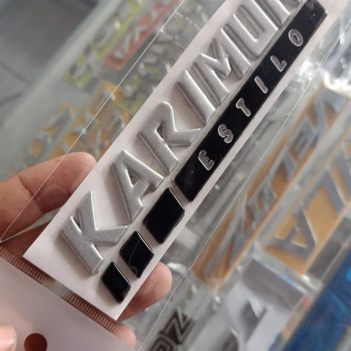 Emblem mobil karimun estilo