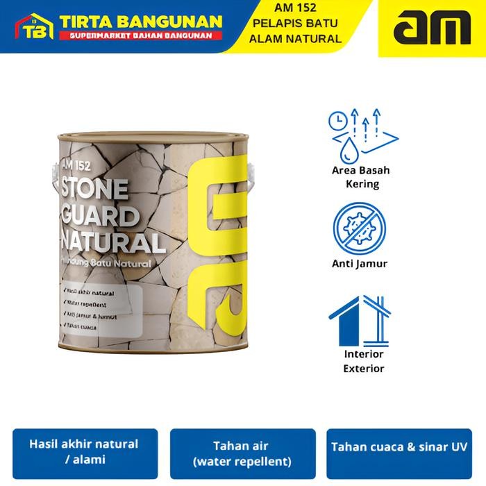 AM 152 PELAPIS BATU ALAM NATURAL CAT PELAPIS BATU ALAM COATING BATU ALAM