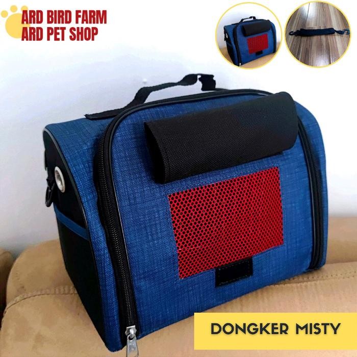 PREMIUM Tas Untulan Burung lovebird musang sugar glider landak mini reptil iguana hamter tas travel