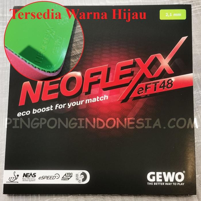 fb17- Gewo Neoflexx Eft 48 - Karet Pingpong Rubber Tenis Meja Bet Bat
