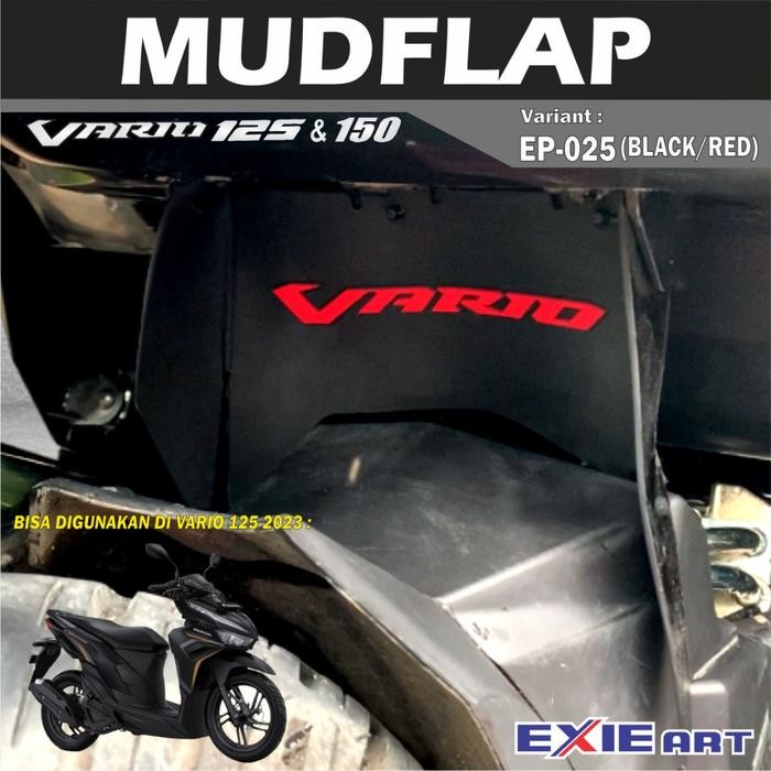 STOK TERBATAS  MUDFLAP HONDA VARIO OLD & NEW - VARIO 125 NEW 2023 PENAHAN LUMPUR KARET MOTOR